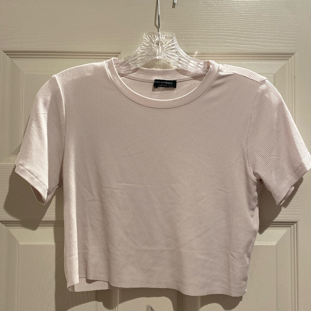 Naked wardrobe cropped tee
